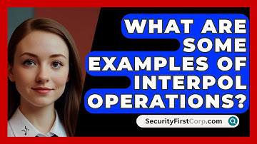 What Are Some Examples Of Interpol Operations? - SecurityFirstCorp.com