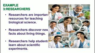 Resources for Teaching Biological Science PSS- S3