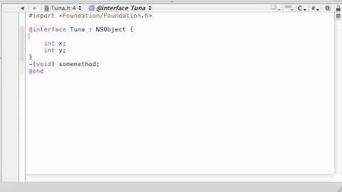 Objective C Programming Tutorial - 43 - Directives for Controlling Scope