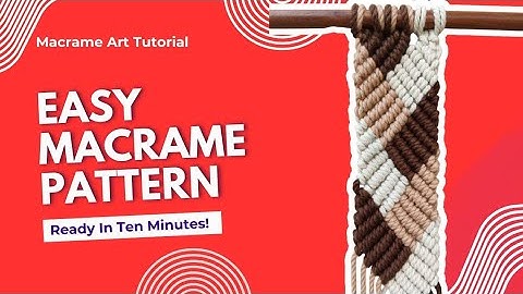 Macrame Accessories Design Tutorial | Macrame Bracelet Design Tutorial | DIY Macrame Bracelet Design