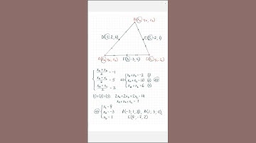 Find the Vertices of a Triangle From Midpoints! #geometry #triangles #mathpuzzles