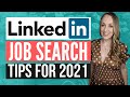 LINKEDIN JOB SEARCH TIPS 2020 | How to Find a Job Using LinkedIn