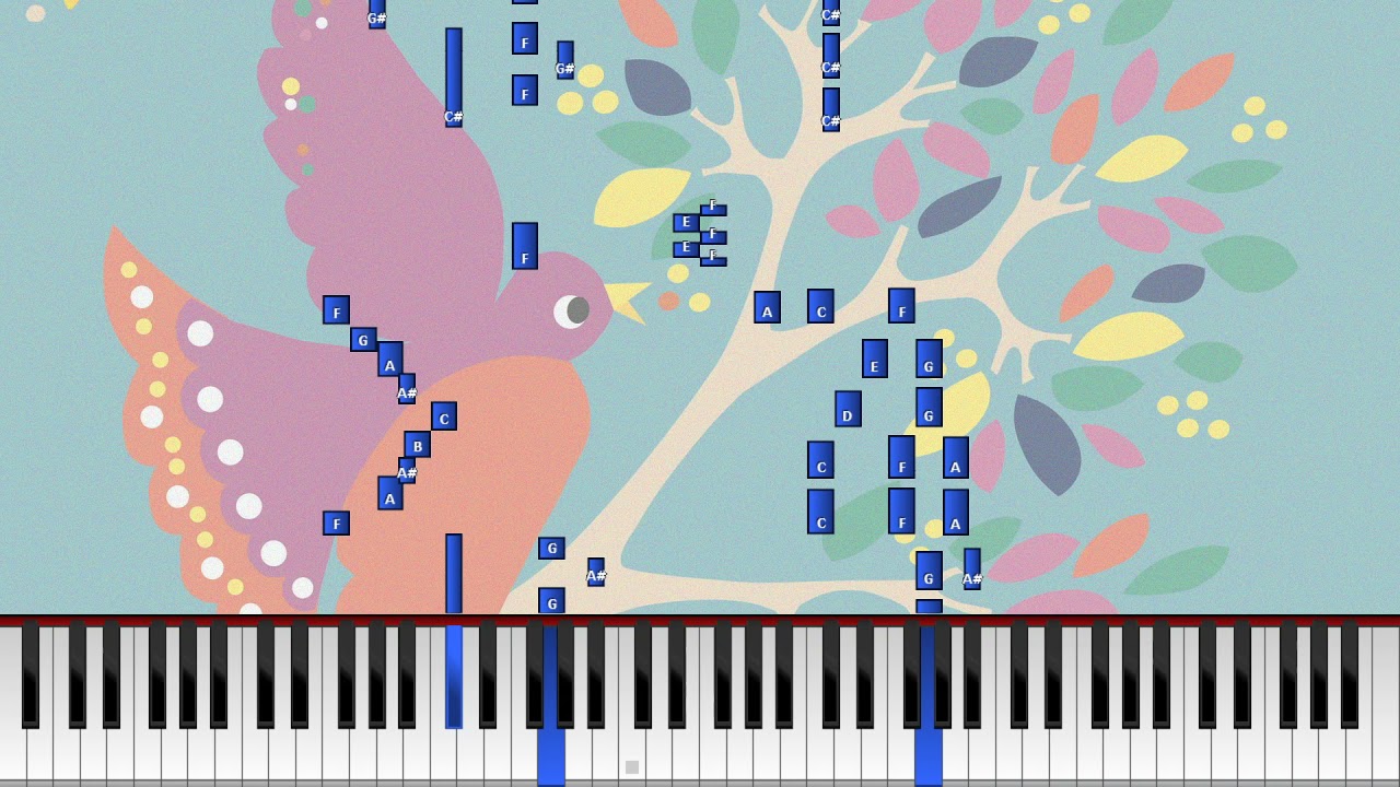 Ukko Nooa (Synthesia) [Cembalotutoriaali] *Opi soittamaan*