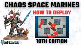 Turn 1 Chaos Space Marine Deployment Tactics | Competitive Leviathan | Warhammer 40k Battle Report