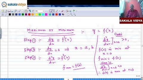 MAXIMA & MINIMA||PART02|JEE MAINS |EAMCET|ECET||2022 |PGT&TGT||#SAKALAVIDYA
