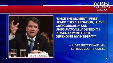 Kavanaugh Showdown Coming? Dems Tell Men 