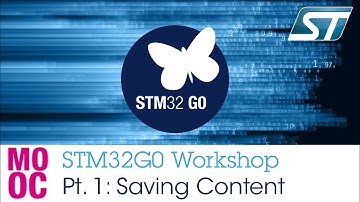 STM32G0 Workshop - Pt. 1, Saving Content of the Flash of the STM32