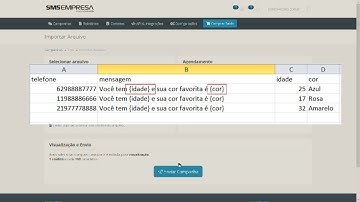 Importar arquivo .CSV