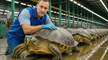 Inside the Turtle Leather Factory: Watch How Giant Turtle Shells Become Luxury Bags (Full Process)