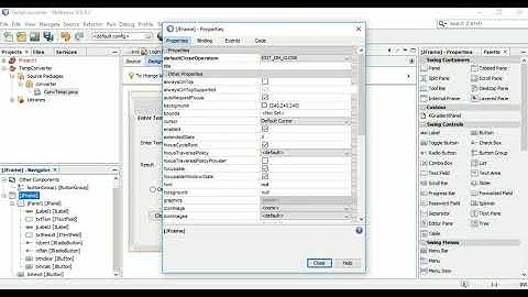 Temperature conversion in Fahrenheit and Centigrade in Java | JPanel
