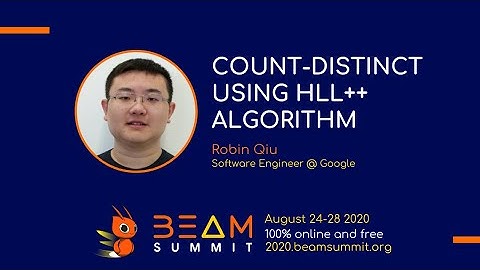 Count-distinct using HLL++ algorithm