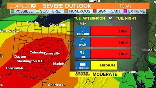 Columbus, Ohio forecast for April 2 | Severe storms expected, possible tornadoes