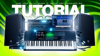 Cómo tocar en VIVO usando tu teclado cómo Controlador MIDI + Interfaz de Audio 🎹🔥