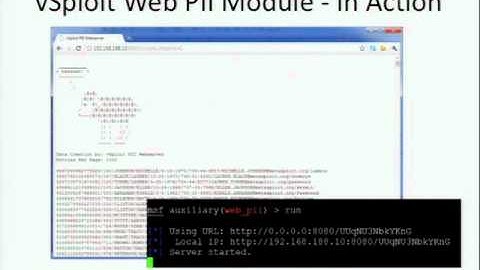 DEFCON 19: Metasploit vSploit Modules