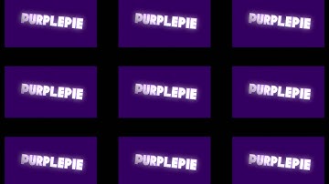 Intro - iTzPurplePie - V3 (My First 3D intro !!!)