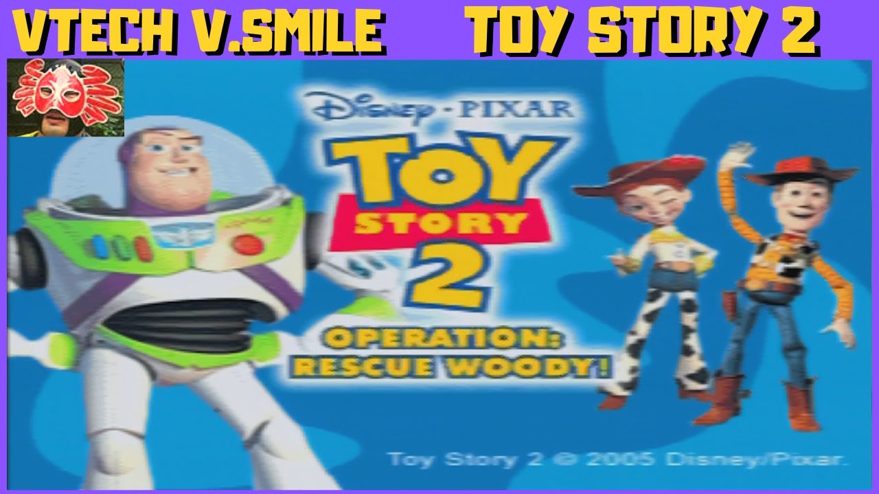VTECH VSMILE TOY STORY 2 OPERATION RESCUE WOODY GAME CARTRIDGE 