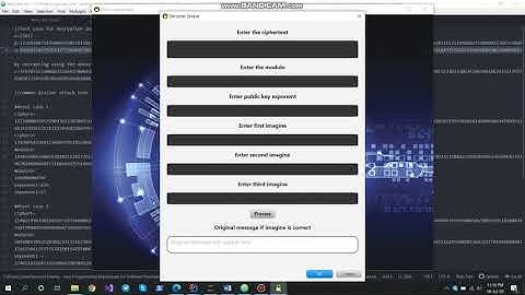 RSA CRYPTOGRAPHY Using JAVA & JAVAFX