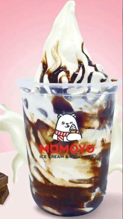 Kalian suka es krim momoyo rasa apa⁉️ #eskrim #momoyo #icecream #mixue