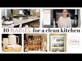 10 HABITS FOR A CLEAN KITCHEN Habits Hacks Tips and Tricks for a TIDY Kitchen! || THE SUNDAY STYLIST