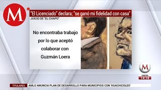 'El Licenciado' declara en juicio de 'El Chapo'