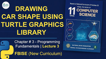 I Made a Car Using Only Python Turtle Graphics