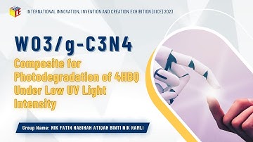 WO3/g-C3N4 Composite for Photodegradation of 4HBQ Under Low UV Light Intensity