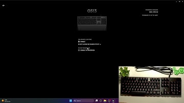 Logitech G513 – How to Check Firmware Version and Update