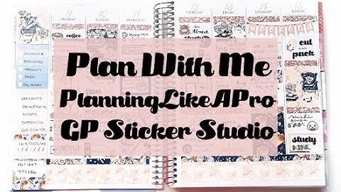 Plan As I Go PWM | GP Sticker Studio | Recollections Planner | Planning Like A Pro