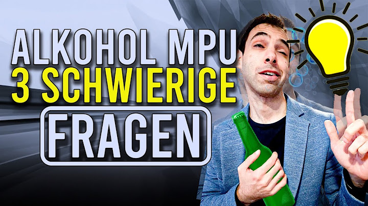 Die drei SCHLIMMSTEN Alkohol-MPU Fragen erklärt