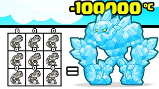 Merging a ICE golem to MAX LEVEL