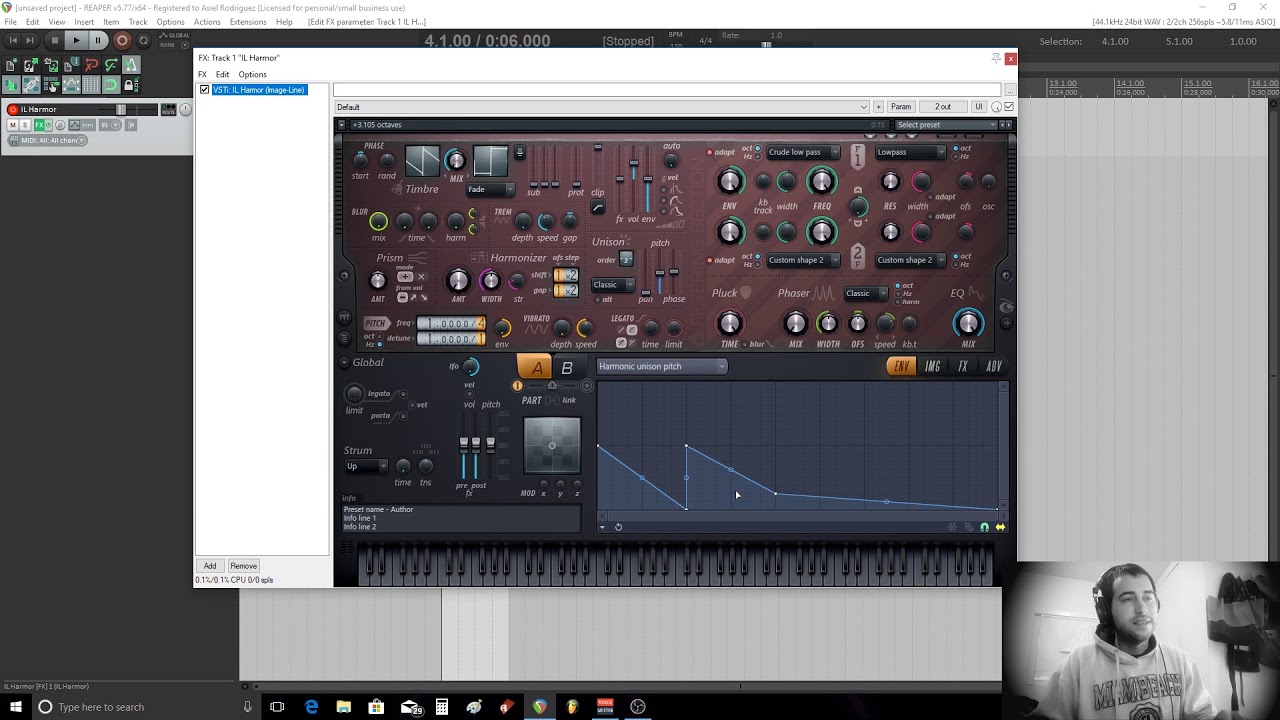 Reaper Harmor reese bass sound YouTube