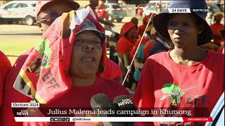 2024 Elections | Ntlantla Kgatlane engages with residents of Khutsong amid Malema's campaign trail