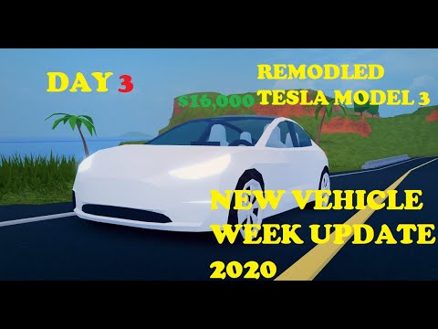(Day 3) New Remodeled Tesla Model 3 Update in Jailbreak! ROBLOX - YouTube