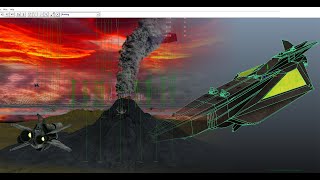 Star Fox Dev Stream - Lets Model a Zeram over a Volcano