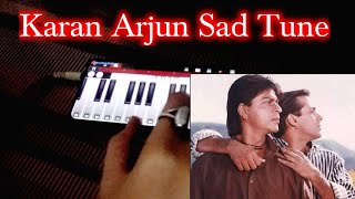 Karan Arjun sad theme music - cover by rahul r mahida | Karan Arjun background song | walk band Resimi