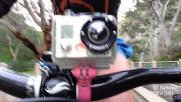 Go Pro Bar Mount 3D Printed Test Ride & Review