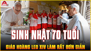 SINH NHẬT ĐƠN GIẢN NHẤT của Giáo hoàng Leo XIV: 1 bữa cơm trưa, 1 bánh sinh nhật VẬY LÀ ĐỦ | AP