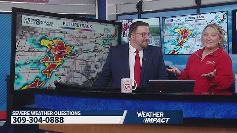Tracking Friday evening storms in the Quad Cities region