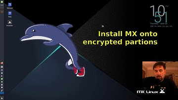 Encrypted install of MX Linux (with partitioning)