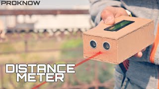 How to make a Distance Meter using Arduino | Range Finder |Proknow