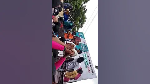 Hon Femi Saheed in dancing steps with Nollywood Actor Saheed Balogun