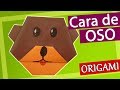 🐻 Oso de papel fácil - Origami de animales fáciles para niños