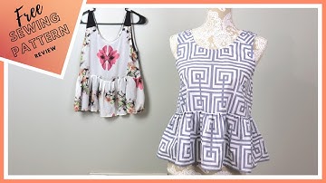 Peplum Top - Free Sewing Pattern Review Ep 3