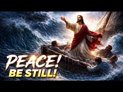 Peace! Be still! Jesus commands the storm to be silent Song (Mark 4 37-39)