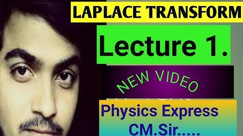 LAPLACE TRANSFORM LECTURE 1.. (Bengali)