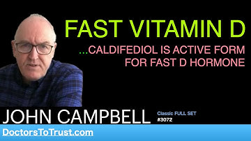 JOHN CAMPBELL |  LOW D?  need fast hormone help? …calcifediol is active form