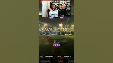 I faked them and N8IVSavage finished them #shorts #rl #rocketleague #noob