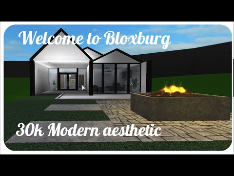 Modern Bloxburg House 1 Story 30k