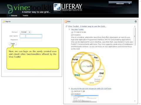 Vine Toolkit Liferay portal demo