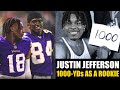 Vikings Rookie WR Justin Jefferson Surpasses 1,000 Yards Receiving 👀👀👀